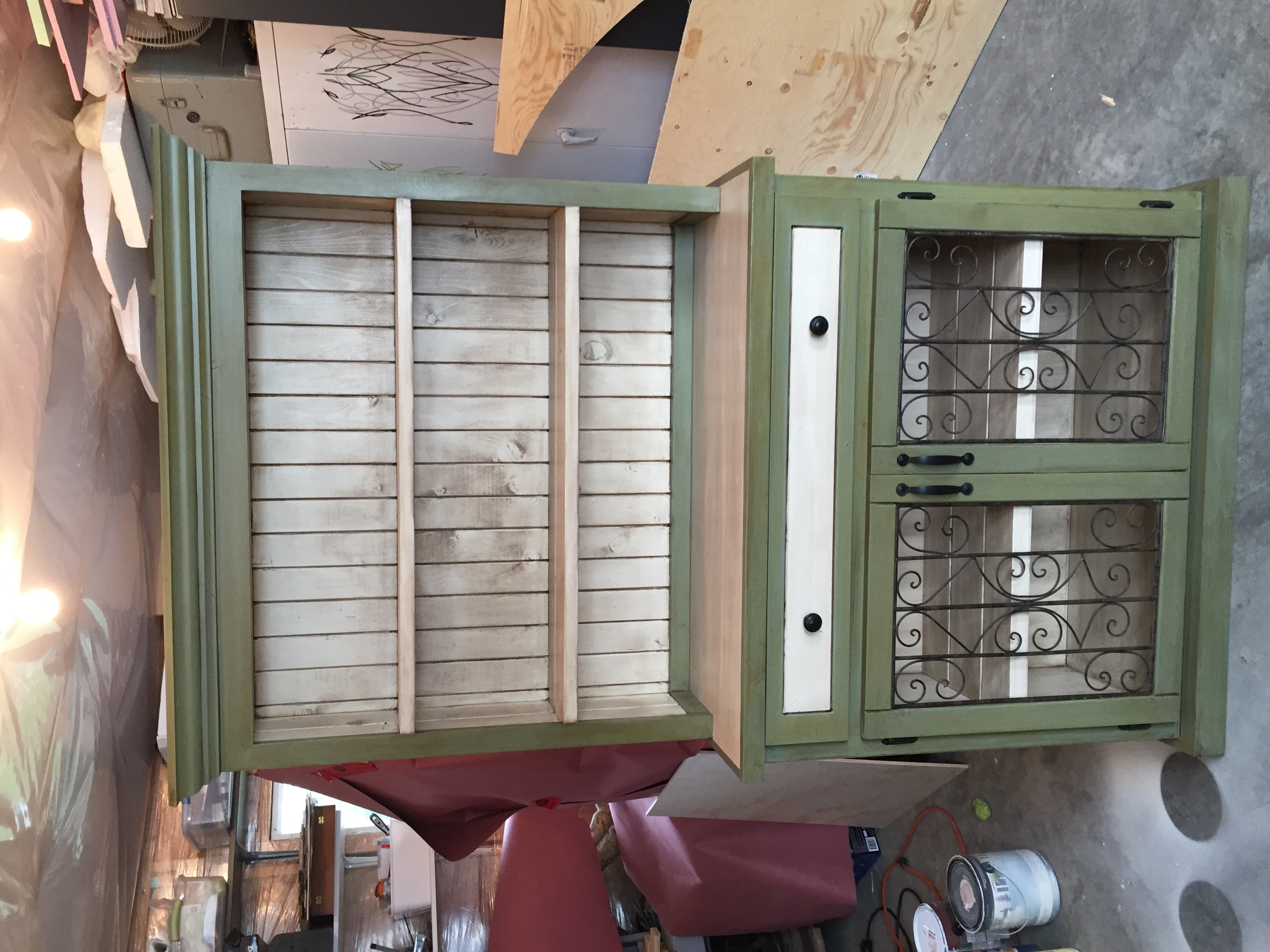 Rustic Country Cabinet